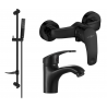 Mexen Fabia DF72 shower set, Black - 746504DF72-70