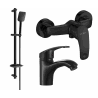 Mexen Fabia DB62 shower set, Black - 746504DB62-70