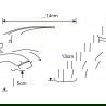 Mexen Fabia DB05 shower set, Black - 746504DB05-70