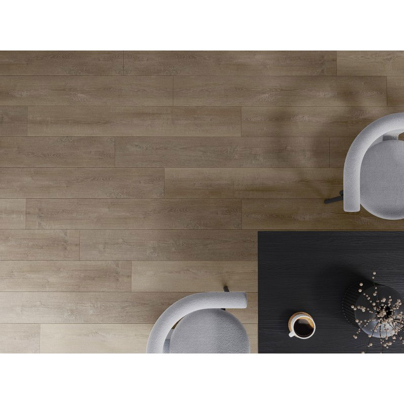 Mexen Windsor vinyl panels 1240 x 182 mm SPC 6.5 mm, IXPE underlay 1.5 mm, 4 V-Groove, Oak - F1016-1240-182-505-4V1-01