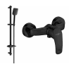 Mexen Fabia DB62 shower tap with shower set, black- 74654DB62-70