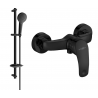 Mexen Fabia DB05 shower mixer tap with shower head, Black - 74654DB05-70