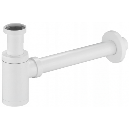 Mexen round washbasin bottle trap, white - 79950-20