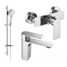 Mexen Alexa DQ40 shower set, Chrome - 71204DQ40-00