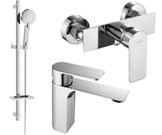 Mexen Alexa DQ40 shower set, Chrome - 71204DQ40-00