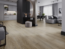 Mexen Parkland vinyl panels 1240 x 182 mm SPC 6.5 mm, IXPE underlay 1.5 mm, 4 V-Groove, Oak - F1024-1240-182-505-4V1-01