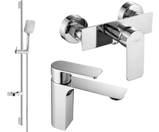 Mexen Alexa DS62 shower set, Chrome - 71204DS62-00