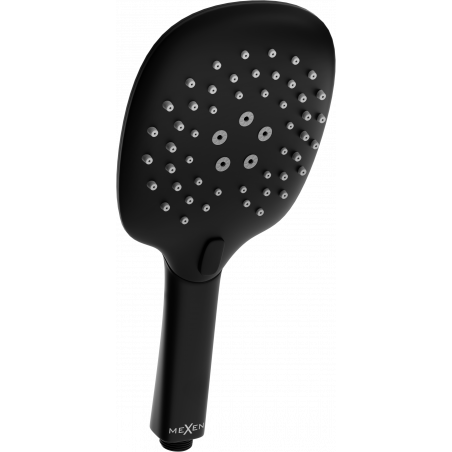 Mexen R-22 3-function shower handle, Black - 79522-70