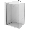 Mexen Kioto Walk-in Shower Screen 75 x 200 cm, Transparent 8 mm, Gun Gray Brushed - 800-075-101-66-00