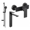 Mexen Alexa DS40 shower set, Black - 71214DS40-70