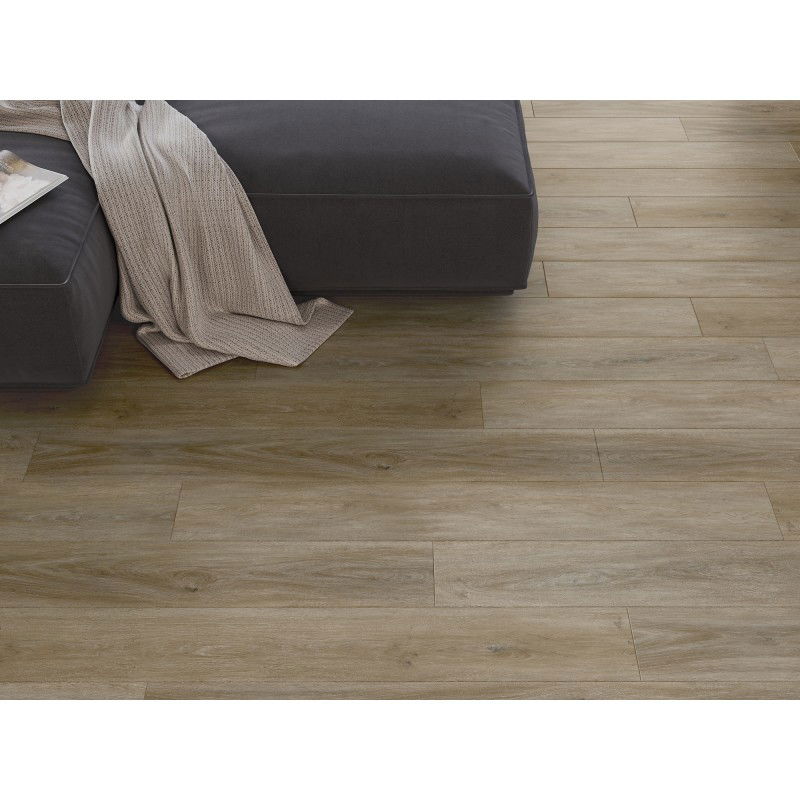 Mexen Palermo vinyl panels 1240 x 182 mm SPC 6.5 mm, IXPE 1.5 mm underlay, 4 V-Groove, Oak - F1025-1240-182-505-4V1-01
