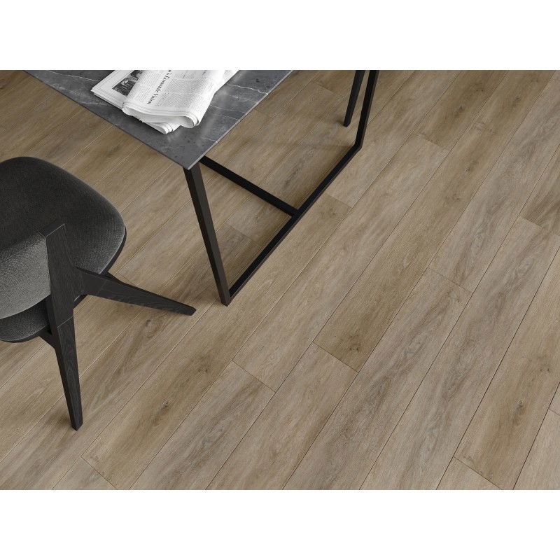 Mexen Palermo vinyl panels 1240 x 182 mm SPC 6.5 mm, IXPE 1.5 mm underlay, 4 V-Groove, Oak - F1025-1240-182-505-4V1-01