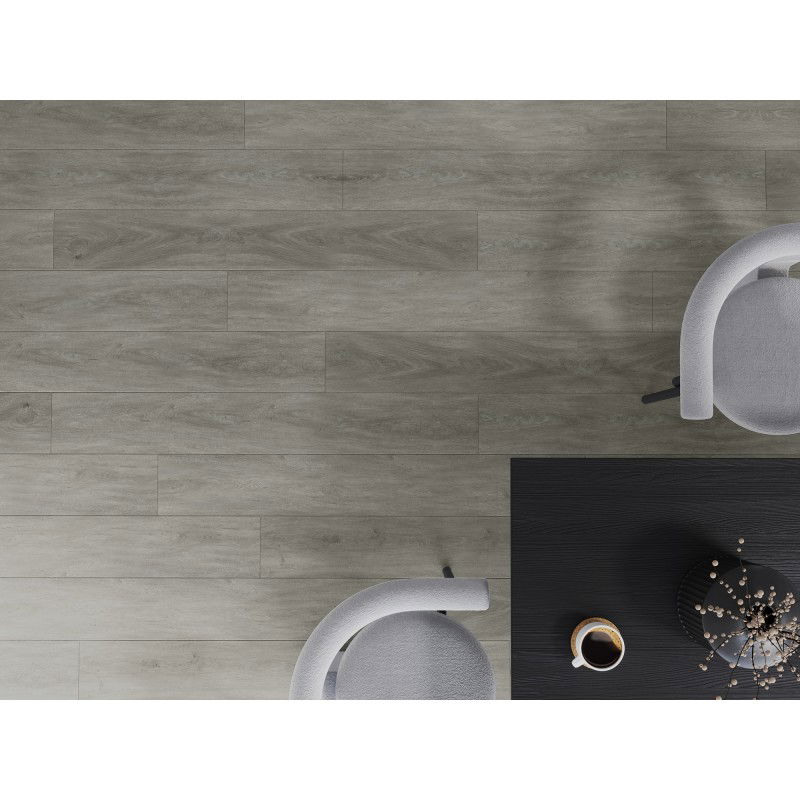 Mexen Redmond vinyl panels 1240 x 182 mm SPC 6.5 mm, IXPE underlay 1.5 mm, 4 V-Groove, Oak - F1027-1240-182-505-4V1-01