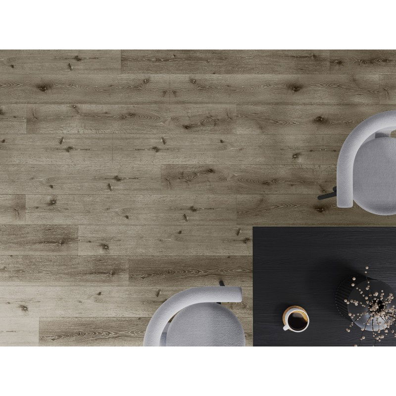 Mexen Kansas vinyl panels 1240 x 182 mm SPC 6.5 mm, IXPE underlay 1.5 mm, 4 V-Groove, Oak - F1032-1240-182-505-4V1-01