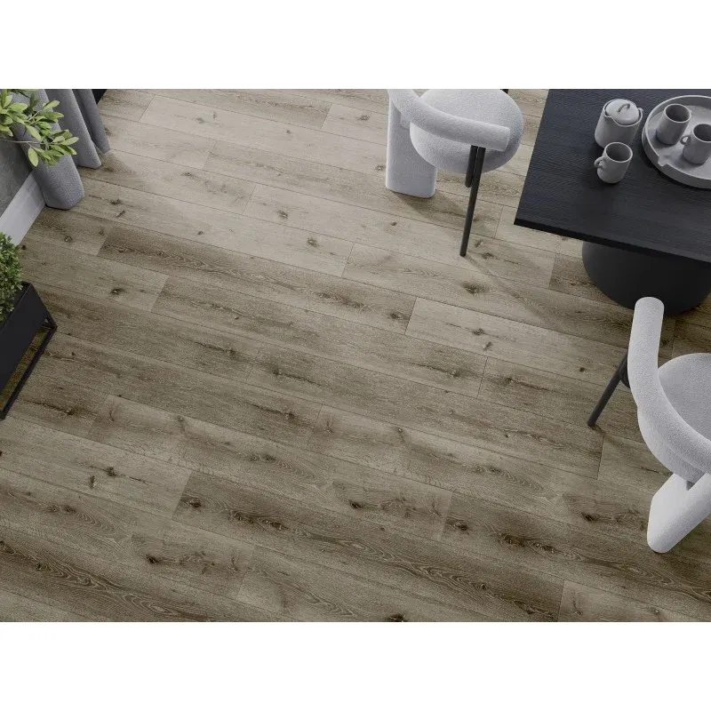 Mexen Kansas vinyl panels 1240 x 182 mm SPC 6.5 mm, IXPE underlay 1.5 mm, 4 V-Groove, Oak - F1032-1240-182-505-4V1-01