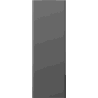 Mexen Flat VR20S panel radiator 2000 x 500 mm, bottom center connection, 1181 W, anthracite - W6VR20S-200-050-66
