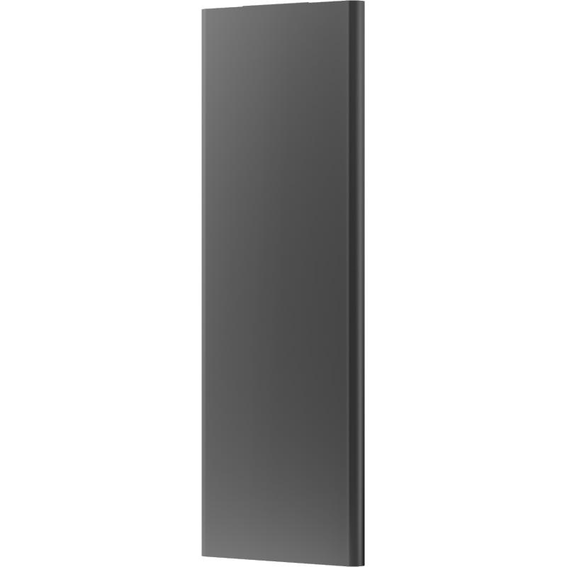Mexen Flat VR20S panel radiator 2000 x 500 mm, bottom center connection, 1181 W, anthracite - W6VR20S-200-050-66