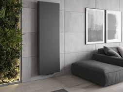 Mexen Flat VR20S panel heater 1400 x 600 mm, bottom central connection, 1068 W, anthracite - W6VR20S-140-060-66
