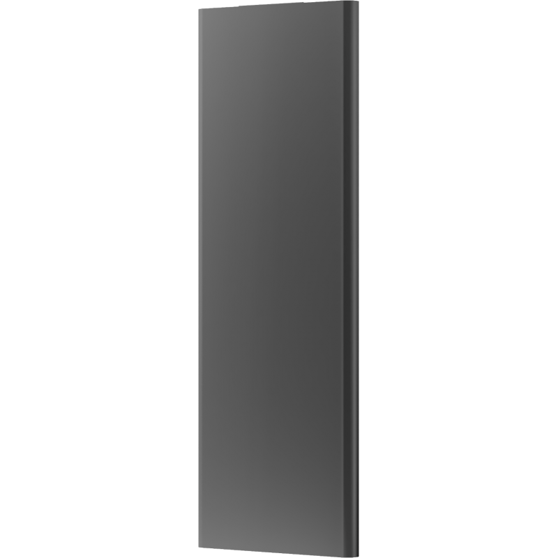 Mexen Flat VR20S flat radiator 1400 x 600 mm, central bottom connection, 1068 W, anthracite - W6VR20S-140-060-66