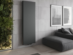 Mexen VR20S Flat panel radiator 1800 x 600 mm, bottom middle connection, 1308 W, anthracite - W6-180-060-66 - W6VR20S-180-060-66