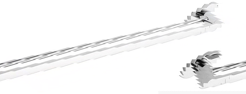 Mexen Tiber double towel rack, Chrome - 7050525-00
