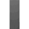Mexen Line VR20SL panel radiator 1400 x 600 mm, bottom middle connection, 1068 W, anthracite - W6VR20SL-140-060-66