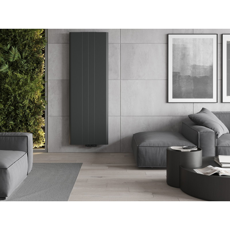 Mexen VR20SL Plate Radiator Line 1600 x 600 mm, Bottom Middle Connection, 1191 W, Anthracite - W6-160-060-66