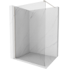 Mexen Kioto shower wall Walk-in 60 x 200 cm, transparent 8 mm, brushed nickel - 800-060-101-97-00