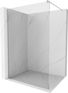 Mexen Kioto Walk-in Shower Wall 110 x 200 cm, transparent 8 mm, brushed nickel - 800-110-101-97-00