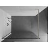 Mexen Kioto Walk-in Shower Screen 110 x 200 cm, Transparent 8 mm, Brushed Nickel - 800-110-101-97-00