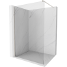Mexen Kioto Walk-in Shower Panel 115 x 200 cm, transparent 8 mm, brushed nickel - 800-115-101-97-00