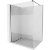 Mexen Kioto Walk-in Shower Wall 70 x 200 cm, transparent/frosted 8 mm, gun gray brushed - 800-070-101-66-35