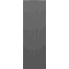 Mexen Line VS20SL panel radiator 1800 x 400 mm, bottom central connection, 872 W, anthracite - W6VS20SL-180-040-66