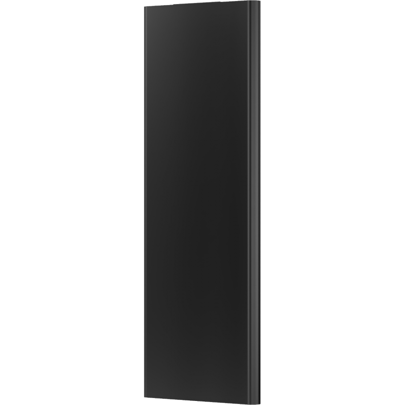 Mexen Flat VR20S Panel Heater 1800 x 300 mm, Bottom Middle Connection, 654 W, Black - W6VR20S-180-030-70