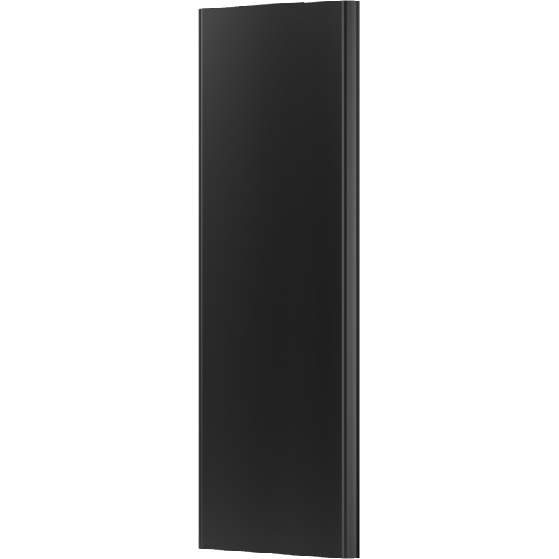 Mexen Flat VR20S panel radiator 1400 x 500 mm, middle bottom connection, 890 W, black - W6VR20S-140-050-70