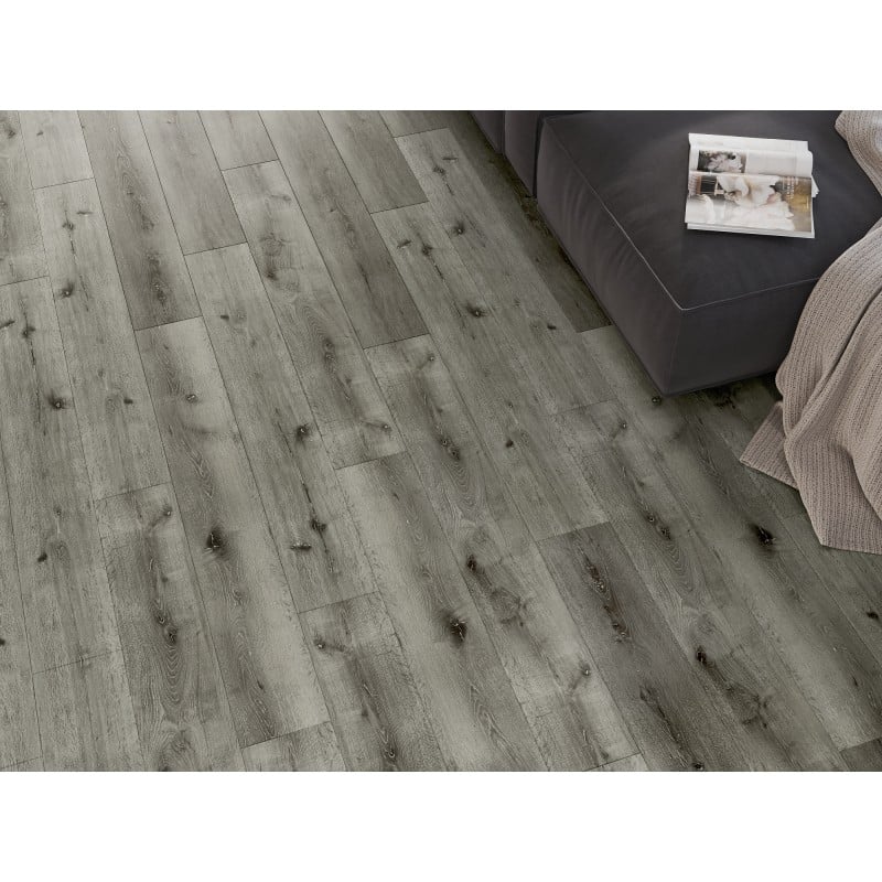 Mexen Lago Vista vinyl panels 1240 x 182 mm SPC 6.5 mm, IXPE underlay 1.5 mm, 4 V-Groove, Oak - F1035-1240-182-505-4V1-01