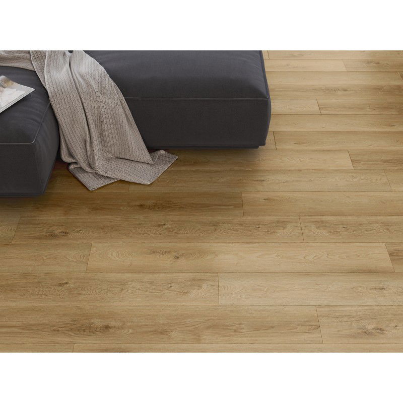 Mexen Sunset Hills vinyl panels 1240 x 182 mm SPC 6.5 mm, IXPE underlay 1.5 mm, 4 V-Groove, Oak - F1037-1240-182-505-4V1-01