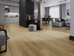 Mexen Anniston vinyl panels 1240 x 182 mm SPC 6.5 mm, IXPE underlay 1.5 mm, 4 V-Groove, Oak - F1038-1240-182-505-4V1-01