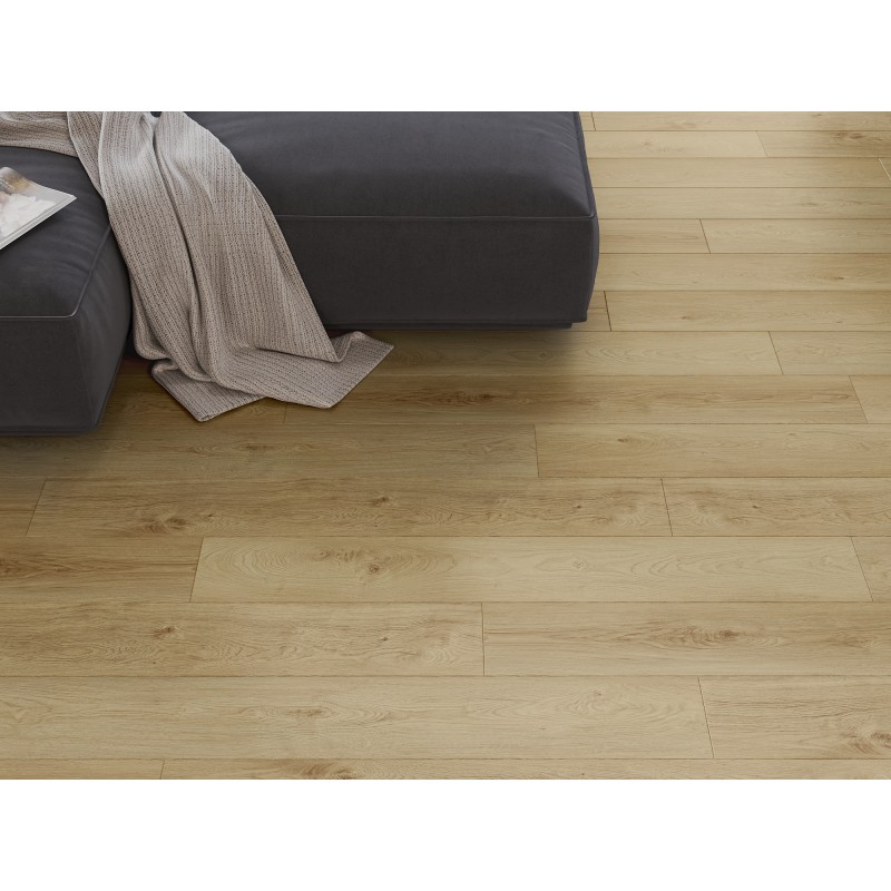Mexen Anniston vinyl panels 1240 x 182 mm SPC 6.5 mm, IXPE underlay 1.5 mm, 4 V-Joint, Oak - F1038-1240-182-505-4V1-01
