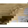 Mexen Anniston vinyl panels 1240 x 182 mm SPC 6.5 mm, IXPE underlay 1.5 mm, 4 V-Groove, Oak - F1038-1240-182-505-4V1-01