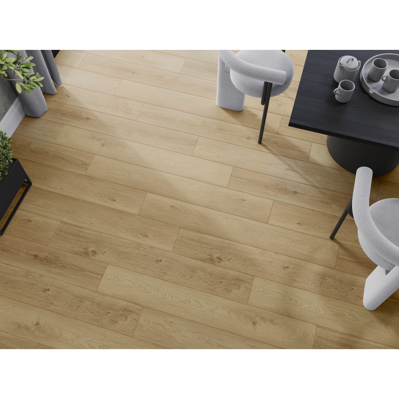 Mexen Anniston vinyl panels 1240 x 182 mm SPC 6.5 mm, IXPE underlay 1.5 mm, 4 V-Joint, Oak - F1038-1240-182-505-4V1-01