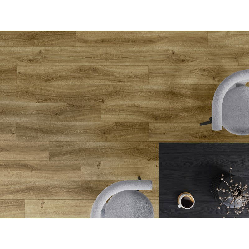 Mexen Amsterdam vinyl panels 1240 x 182 mm SPC 6.5 mm, IXPE underlay 1.5 mm, 4 V-Groove, Oak - F1042-1240-182-505-4V1-01