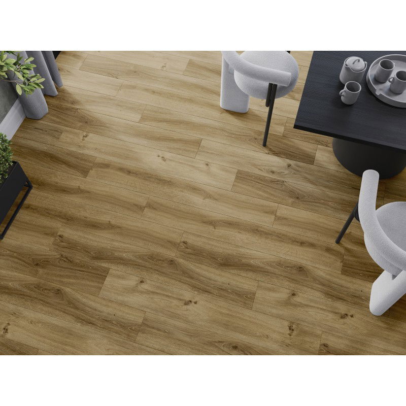 Mexen Amsterdam vinyl panels 1240 x 182 mm SPC 6.5 mm, IXPE underlay 1.5 mm, 4 V-Groove, Oak - F1042-1240-182-505-4V1-01