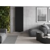 Mexen VS20S Flat Panel Radiator 2200 x 300 mm, Bottom Central Connection, 760 W, Black - W6-220-030-70 - W6VS20S-220-030-70