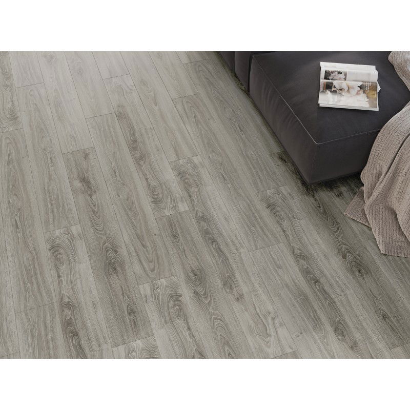 Mexen Silver Creek vinyl panels 1240 x 182 mm SPC 6.5 mm, IXPE underlay 1.5 mm, 4 V-groove, Oak - F1047-1240-182-505-4V1-01