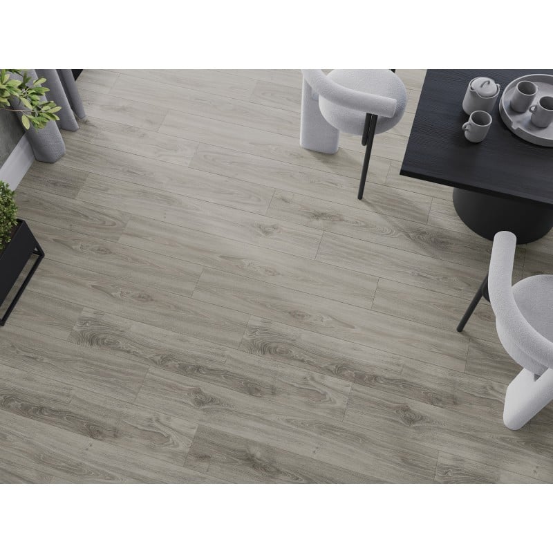 Mexen Silver Creek vinyl panels 1240 x 182 mm SPC 6.5 mm, IXPE underlay 1.5 mm, 4 V-groove, Oak - F1047-1240-182-505-4V1-01
