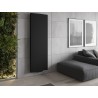 Mexen VS20S Flat panel radiator 2000 x 600 mm, bottom central connection, 1417 W, black - W6-200-060-70 - W6VS20S-200-060-70