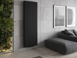 Mexen Line VR20SL panel radiator 2000 x 300 mm, bottom middle connection, 709 W, black - W6VR20SL-200-030-70