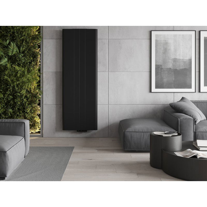 Mexen Line VR20SL panel radiator 1800 x 500 mm, bottom center connection, 993 W, black - W6VR20SL-180-050-70