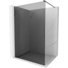 Mexen Kioto Walk-in Shower Wall 80 x 200 cm, Graphite 8 mm, Brushed Gun Gray - 800-080-101-66-40